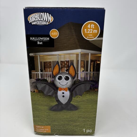 Airblown Inflatable Halloween Vampire Bat Inflatable, 4' Ft.‎ Tall- Tested/Works - Picture 1 of 2